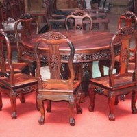 上海收购红木老家具-大红酸枝木家具回收